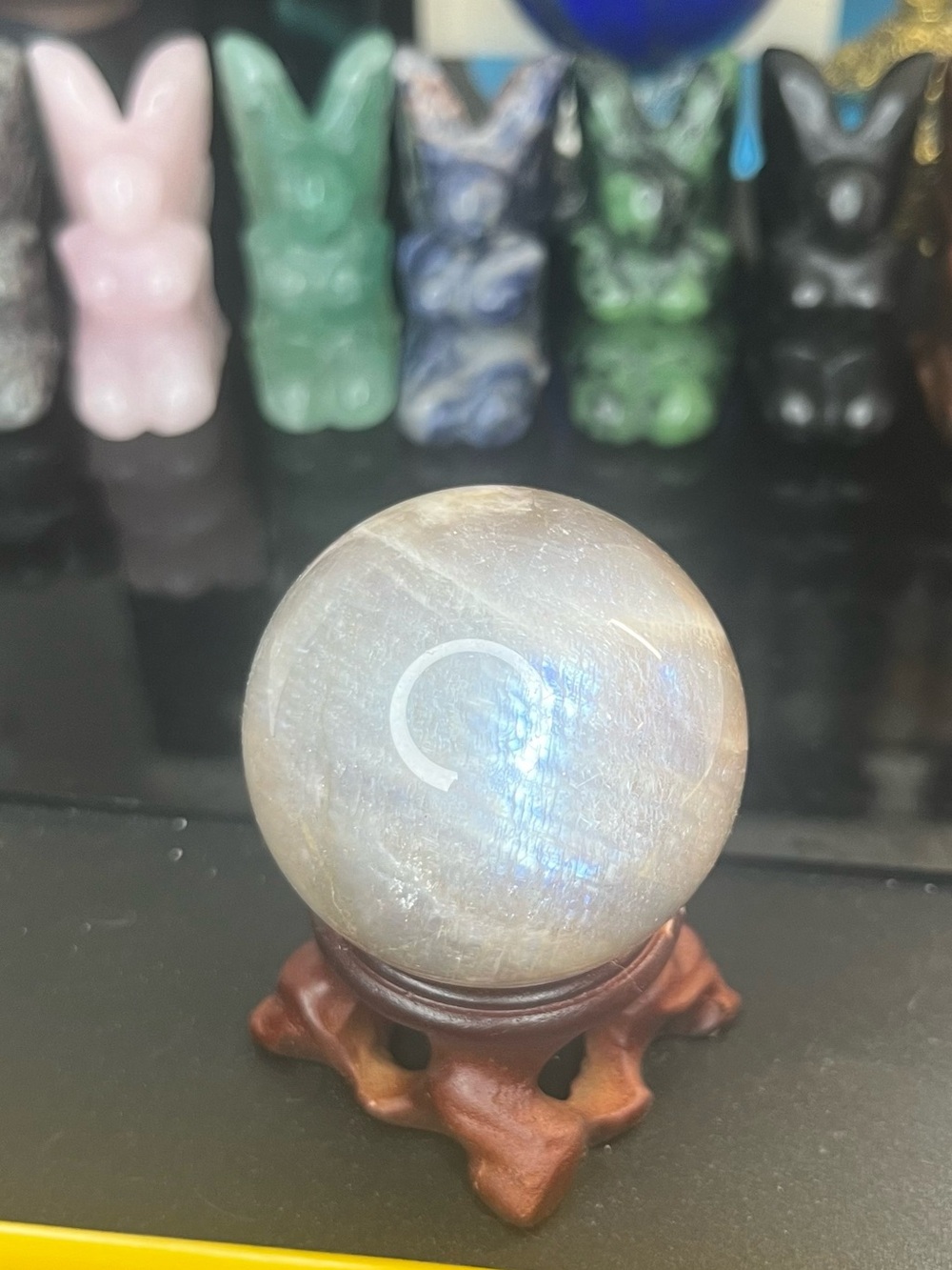 Moonstone Crystal Sphere